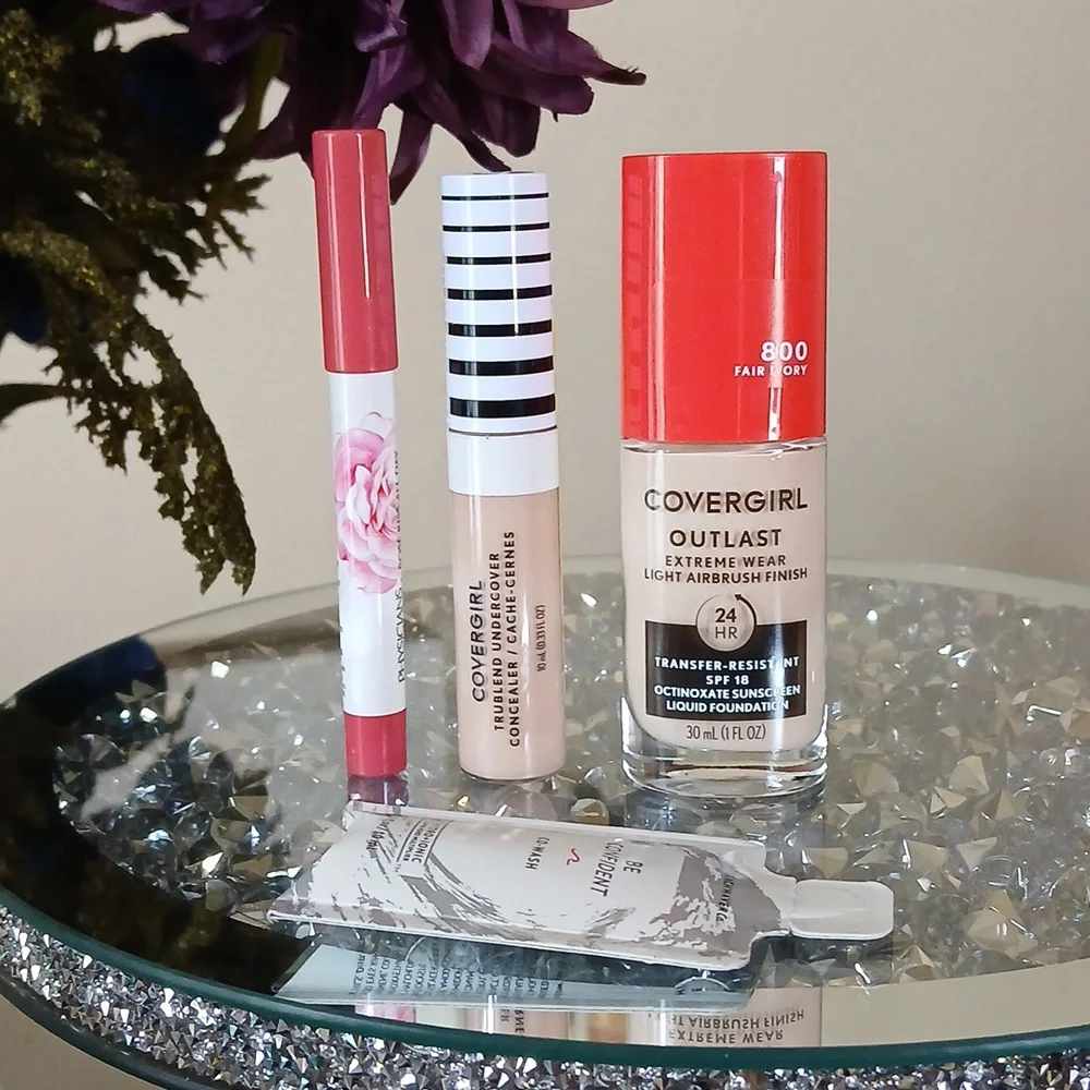 New Covergirl Ivory Foundation, Concealer- Physicians Lip Color Women's Makeup